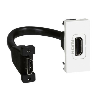 078778 - Legrand - HDMI PRE-CONNECT.1M WH MOSAIC
