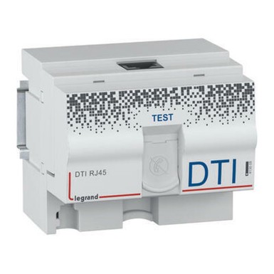 413008 - Legrand - RJ45 modulaarne DTI multimeediakasti jaoks - 4,5 moodulit - Ref: 413008