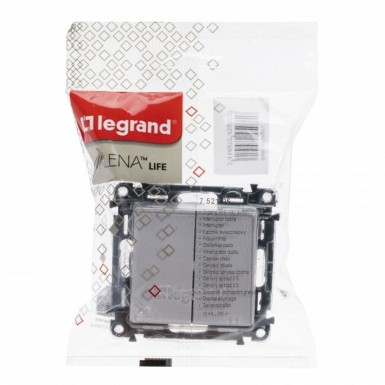 752105 - Legrand - 2G2W LÜLITI 10AX WH VL