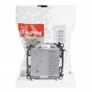 752106 - Legrand - 2W LÜLITI 10AX WH VL