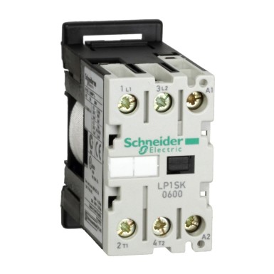 LP1SK0600BD - Schneider Electric - minikontaktor, TeSys SK, 2P(2NO), AC-1, 690V 12A, 24V DC mähis