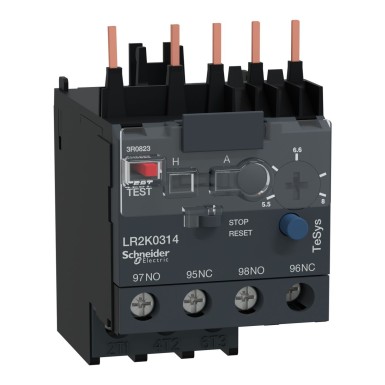 LR2K0314 - Schneider Electric - TeSys LR - mootori termokaitserelee - 5,5..8A - klass 10A