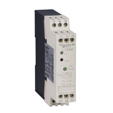 LT3SM00ED - Schneider Electric - Termistorkaitseseadmed, TeSys LT3, 250VAC 50/60Hz, 24 kuni 48VDC, 1NO+1NC, käsitsi nullimine