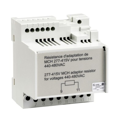 LV833193SP - Schneider Electric - Elektrilise mootori MCH, MasterPact MTZ1, kaugjuhtimine, 440/480VAC 50/60Hz, varuosa - vastupanu, MasterPact MTZ1