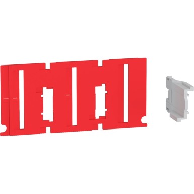 LV833765SP - Schneider Electric - MasterPact MTZ1 - isoleeritud luugid ja VO lukustus - 3P - varuosa
