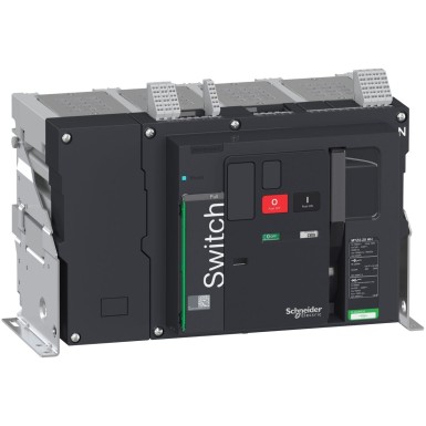 LV846342 - Schneider Electric - Lülituskatkesti, MasterPact MTZ2 20HH, 2000A, 220kA/440VAC 50/60Hz (Icm), 4P, fikseeritud, parempoolne Neutraalne