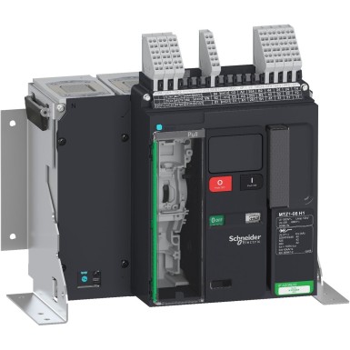 LV847125 - Schneider Electric - Kaitselüliti raam, MasterPact MTZ1 08H1, 800A, 42kA/440VAC 50/60Hz (Icu), 4P, fikseeritud, ilma juhtseadmeta