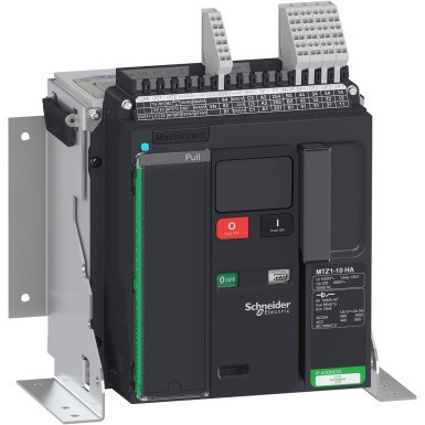 LV847163 - Schneider Electric - Lülituskatkesti, MasterPact MTZ1 10HA, 1000A, 60kA/690VAC 50/60Hz (Icm), 3P, fikseeritud