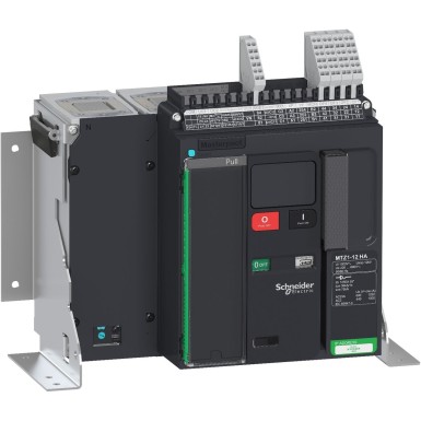 LV847166 - Schneider Electric - Lülituskatkesti, MasterPact MTZ1 12HA, 1250A, 60kA/690VAC 50/60Hz (Icm), 4P, fikseeritud
