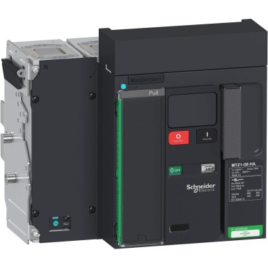LV847251 - Schneider Electric - Lülituskatkesti, MasterPact MTZ1 08HA, 800A, 60kA/690VAC 50/60Hz (Icm), 4P, väljatõmmatav