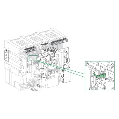LV847346 - Schneider Electric - MasterPact MTZ1/2/3 - tõrkejärgne kauglülitus - RAR - fikseeritud/vabastatav