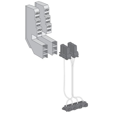 LV847507 - Schneider Electric - MasterPact MTZ1 - väline pingekraan - toiteallikas poldist allapoole - väljatõmmatav