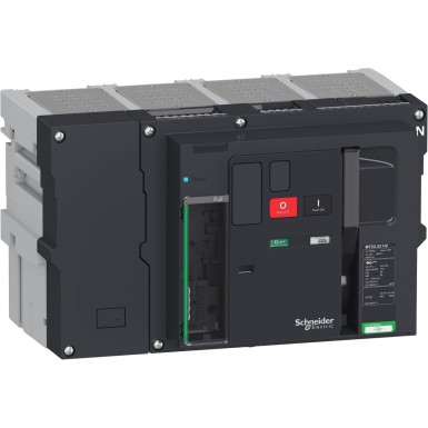 LV848332 - Schneider Electric - Kaitselüliti raam, MasterPact MTZ2 40H1, 4000A, 66kA/440VAC (Icu), 4P, väljatõmbamine, paremale Neutraalne, ilma juhtseadmeta.