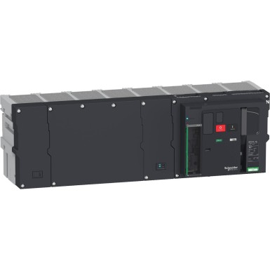LV848356 - Schneider Electric - Kaitselüliti raam, MasterPact MTZ3 50H2, 5000A, 100kA/440VAC (Icu), 4P, väljatõmmatav, parempoolne neutraalne, ilma juhtseadmeta.