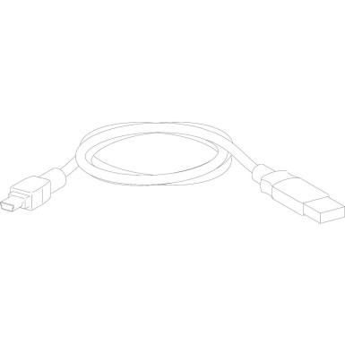 LV850067SP - Schneider Electric - MasterPact MTZ1/2/3 - USB-kaabel (miniUSB/USB) micrologic X jaoks.