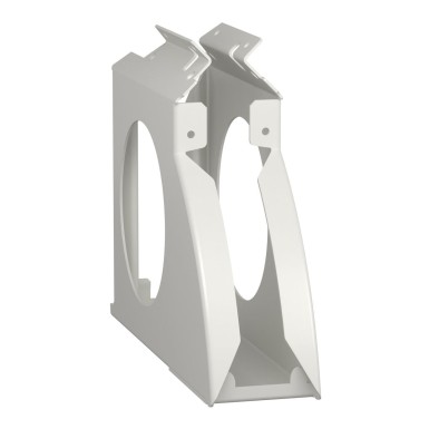 LVS01050 - Schneider Electric - Sokli varuosa, PrismaSeT G, 2 puuritud aluskinnitust (vasak/paremal) koos kruvidega, IP30 korpusele.