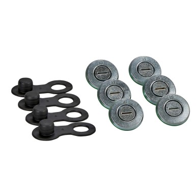 LVS01112 - Schneider Electric - PrismaSeT P Active - katusetarvikud - 6 kruvi 1/4t lühike + 4 tõstekorki