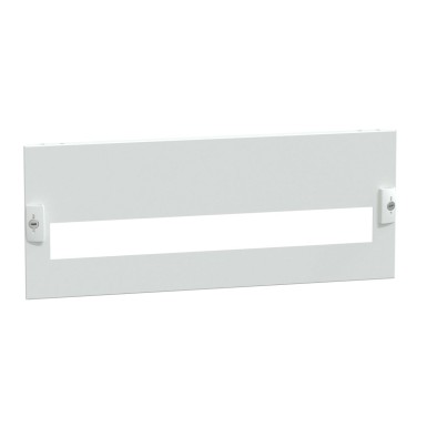 LVS01264 - Schneider Electric - PrismaSeT G Active - 4M rindeplaat - aknast väljasuunatud - käepidemed. 1/4 pöörde-RAL9003