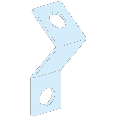 LVS03005 - Schneider Electric - PrismaSeT G Active - 45° klamber DIN- või maandusriba jaoks