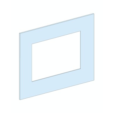 LVS03736 - Schneider Electric - Esiplaat, PrismaSeT P, Fupact ISFL160 3P jaoks, vertikaalne, läbi väljalõigatud esiplaat, 11M