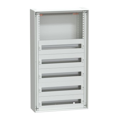 LVS08067 - Schneider Electric - Kapp, PrismaSeT G, moodulseadmetele, seinale paigaldatav, W600mm, H1080mm (5R + sisend), IP30, esiplaatidega, Pack 250