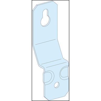 LVS08804 - Schneider Electric - PrismaSeT G Active - seinakinnitusotsakud korpusele - komplekt 4 tk.