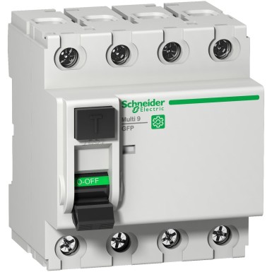 M9R81440 - Schneider Electric - Multi9 - diferentsiaallüliti GFP - 4P - 40A 26mA - Asi tüüp - 480Y/277V