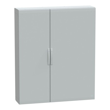 NSYPLA15123G - Schneider Electric - Põrandal seisev polüesterkapp, Thalassa PLA, tavaline uks, täielikult suletud, 1500x1250x320mm, IP65, IK10