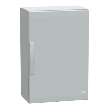 NSYPLA753G - Schneider Electric - Põrandal seisev polüesterkapp, Thalassa PLA, tavaline uks, täielikult suletud, 750x500x320mm, IP65, IK10