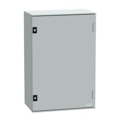 NSYPLM64G - Schneider Electric - Seinale paigaldatav polüesterkapp, Thalassa PLM, tavaline uks, 647x436x250mm, IP66, IK10, RAL 7035