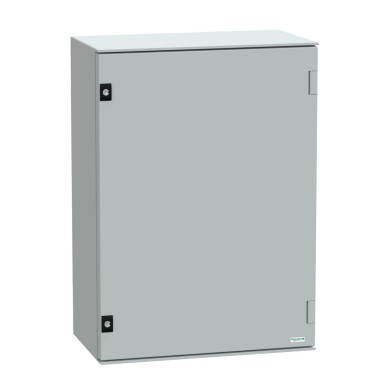NSYPLM75G - Schneider Electric - Seinale paigaldatav polüesterkapp, Thalassa PLM, tavaline uks, 747x536x300mm, IP66, IK10, RAL 7035