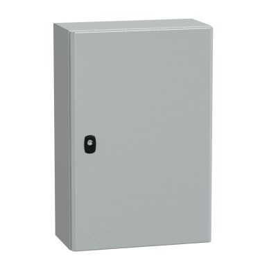 NSYS3D6420 - Schneider Electric - Seinale paigaldatav teraskapp, Spacial S3D, tavaline uks, ilma paigaldusplaadita, 600x400x200mm, IP66, IK10
