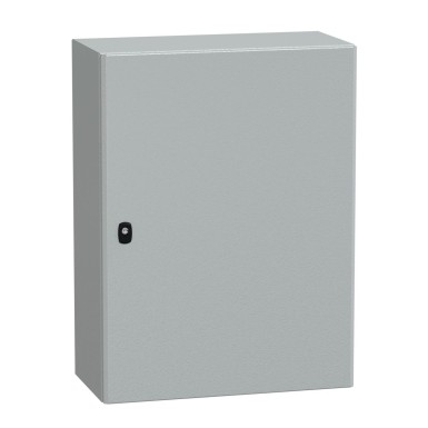 NSYS3D8630 - Schneider Electric - Seinale paigaldatav teraskapp, Spacial S3D, tavaline uks, ilma paigaldusplaadita, 800x600x300mm, IP66, IK10