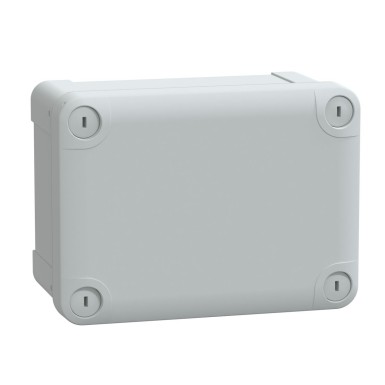 NSYTBS16128 - Schneider Electric - ABS kast IP66 IK07 RAL7035 Int.H150W105D80 Ext.H164W121D87 läbipaistmatu kate H20