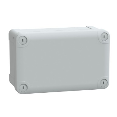 NSYTBS19128 - Schneider Electric - ABS kast IP66 IK07 RAL7035 Int.H175W105D80 Ext.H192W121D87 läbipaistmatu kate H20