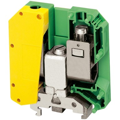 NSYTRV502PE - Schneider Electric - Kruviklemm - kaitsevooluklemm - 2 punkti - 50mmІ - roheline/kollane