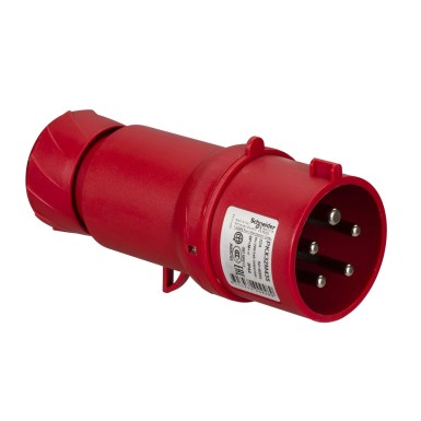 PKX32M435 - Schneider Electric - PratiKa - sirge tööstuspistik - 32A - 3P+N+T - 380-415 V AC - IP44
