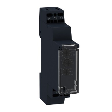 RE17RMMW - Schneider Electric - Modulaarne ajastusrelee, Harmony, 8A, 1CO, 0,1s..100h, multifunktsionaalne, 12...240V AC DC