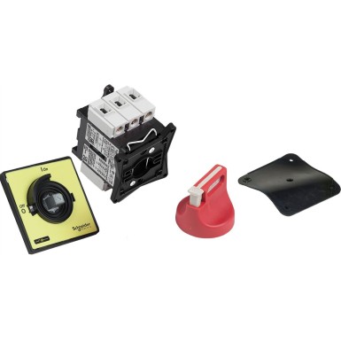 VCF01 - Schneider Electric - TeSys VCF - lüliti-eraldaja - 3P - 690V 20A - lukustatav punane käepide