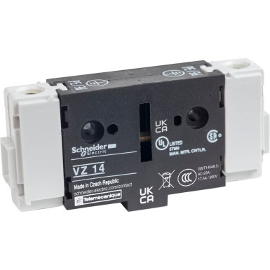 VZ14 - Schneider Electric - TeSys VARIO - täiendav maandusplokk - 40 A - V02...V2 jaoks