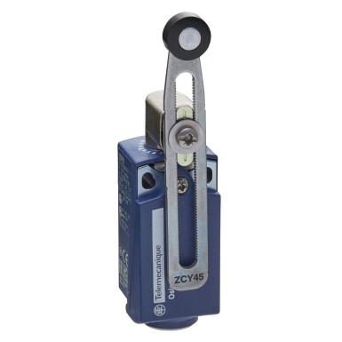 XCKP2145P16 - Schneider Electric - Piirangulüliti, Piirangulülitid XC Standard, XCKP, termoplastiline plastist rullhoob var.pikkus, 1NC+1 NO, naps, M16