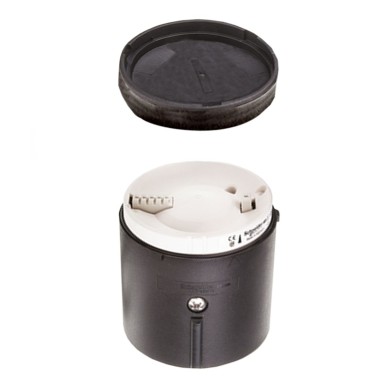 XVBC21A - Schneider Electric - Alusüksus koos kaanega, Harmony XVB Universal, külgne kaablisisend, plastik, must, 70mm, AS-Interface ühendus