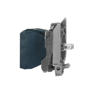 ZB4BVBG3 - Schneider Electric - Valgusplokk koos korpuse kinnituskraega, Harmony XB4, metall, roheline, integreeritud LED, 24...120V AC DC