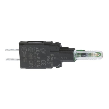 ZB6EB3B - Schneider Electric - Harmony ZB6 - indikaatorkorpus - integreeritud LED - 12..24V - roheline