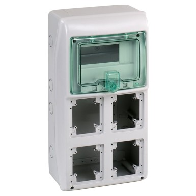 10364 - Kaedra - cabinet - for sockets - 236 x 460 mm - 8 modules - 4 openings - Schneider Electric - Kaedra - cabinet - for sockets - 236 x 460 mm - 8 modules - 4 openings - Schneider Electric - 0