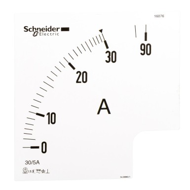 16076 - Amperemõõtja dial Power Logic 3 Suhteliselt 30/5A - Schneider Electric - Amperemõõtja dial Power Logic 3 Suhteliselt 30/5A - Schneider Electric - 0