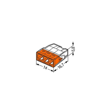 2273-203 - COMPACT splaissinguühendusliides COMPACT - Wago - COMPACT splaissinguühendusliides COMPACT - Wago - 1