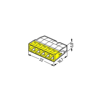 2273-205 - COMPACT splaissinguühendusliitmik - Wago - COMPACT splaissinguühendusliitmik - Wago - 1