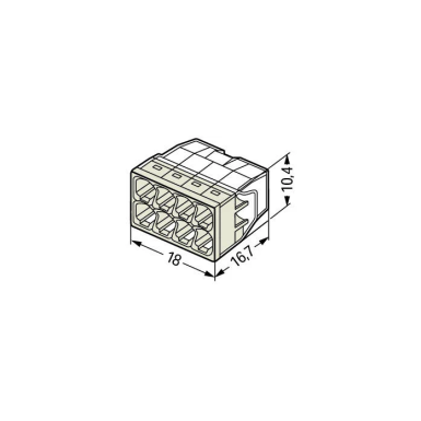 2273-208 - COMPACT splaissinguühendusliides COMPACT - Wago - COMPACT splaissinguühendusliides COMPACT - Wago - 1