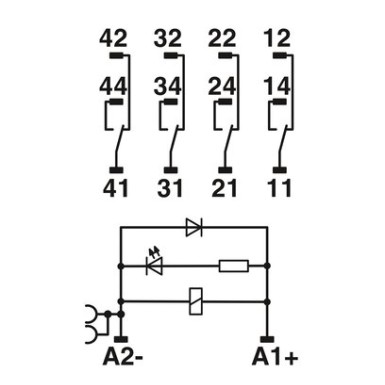 2903308 - RIF-2-RPT-LDP-24DC/4X21 - Phoenix Contact - RIF-2-RPT-LDP-24DC/4X21 - Phoenix Contact - 6